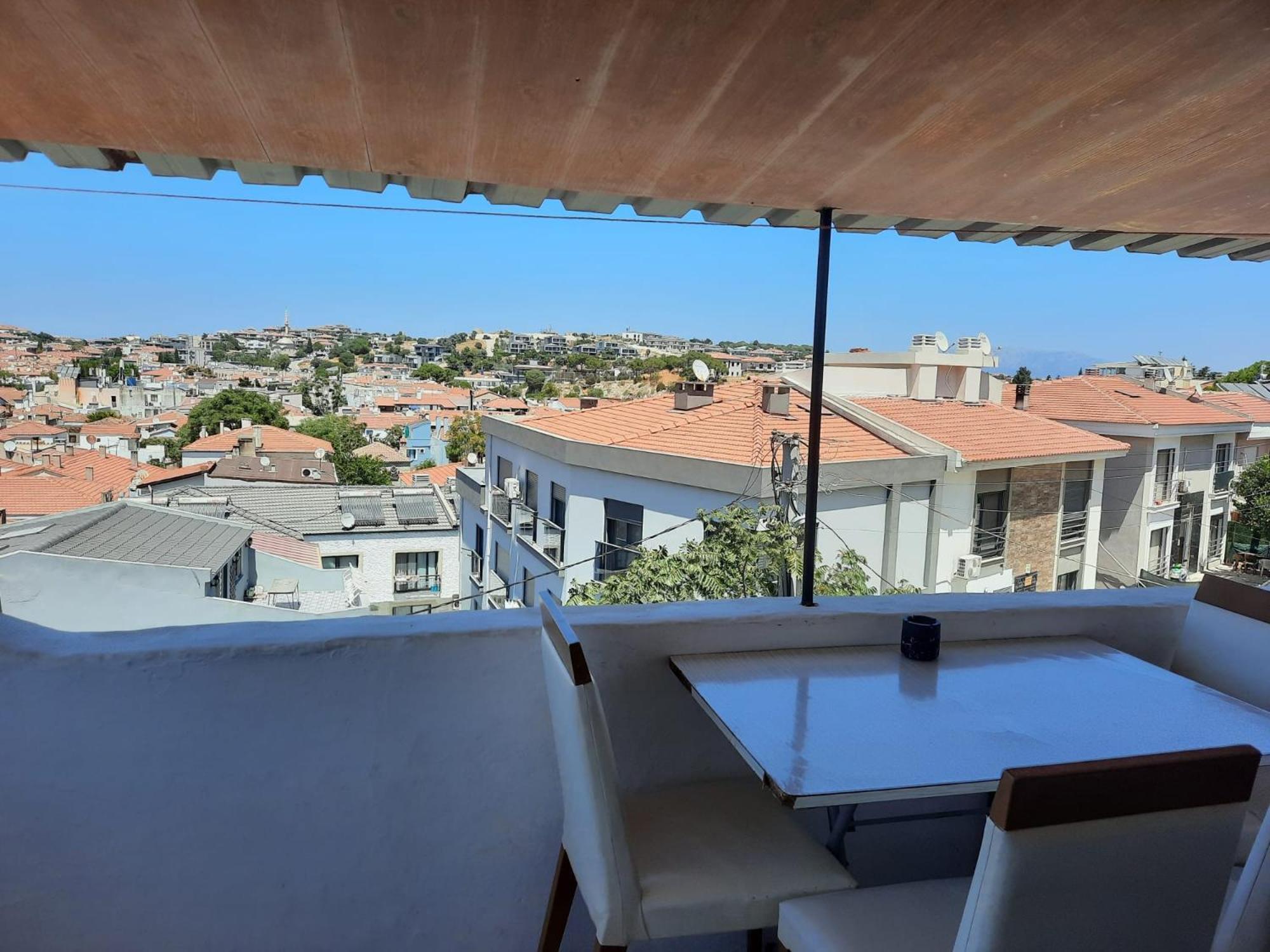Beyaz Apart Pansiyon Çeşme Exterior foto